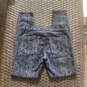 Rich and Skinny snake skinny jeans